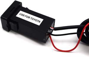 Tomada <span class=keywords><strong>USB</strong></span> veicular 12 24V âm thanh <span class=keywords><strong>USB</strong></span> sạc Toyota Prado xe <span class=keywords><strong>USB</strong></span> âm thanh kép sạc cho Hilux - Product Image 4