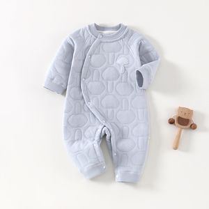 Combinaison pour bébé 100% coton, douce et agréable pour la peau, body pour nouveau-né, garçons et filles, 0-12 mois, manches longues, confortable, à porter au quotidien, à la maison ou en extérieur - Product Image 3