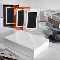 Ensembles de cadeaux électroniques transparents colorés NFT Album HD lecteur acrylique numérique mouvement vidéo cadre Photo lecture vidéo nouvelle mode