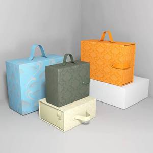 Boîte cadeau de luxe avec logo personnalisé, papier rigide de qualité supérieure pour ensembles de produits, cadeaux d'entreprise et emballages de vente au détail - Product Image 1