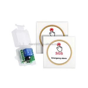 Dc 12V Alarm Noodoproepschakelaar 433 Mhz Afstandsbediening Schakelaar Apparatuursysteem Led-Verlichtingscontroller