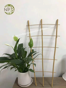 Escalera/estante/enrejado de bambú personalizado al por mayor <span class=keywords><strong>NIF</strong></span> para plantas trepadoras - Product Image 2