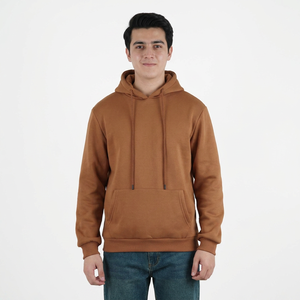 Vente Flash : Sweat à Capuche Polaire Homme Style Luxe, Qualité Supérieure, Respirant, Séchage Rapide, Idéal pour l'Extérieur, Hiver, Couleur Unie - Product Image 1
