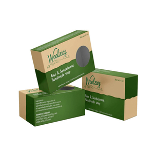 Custom Kraft Paper Soap Box with Clear Pvc Window,Soap Packaging Boxes for Home Made Gifts