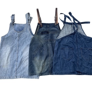 Vintage Jeans Suspender Falda <span class=keywords><strong>Verano</strong></span> Ropa Usada en Fardos Precio Ropa Barata Ropa de Segunda Mano Paquete - Product Image 1