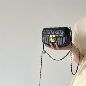 กระเป๋าผู้หญิงแนวเรียบง่ายแนวใหม่แนวเรียบง่ายแนวใหม่กระเป๋าสะพายข้างขนาดเล็กมีซิปโพลีเอสเตอร์ - Product Image 2