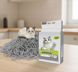 Direct Factory Premium 6L Biodegradable Flushable Eco-Friendly Activated Carbon Scent Highly Adsorbent Tofu <b>Cat</b> Litter - Product Image 1