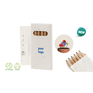 Set regalo di matite ecologiche piantabili con semi per regali personalizzati e progetti artistici creativi - Product Image 3