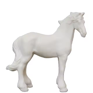 Animali simulati ornamenti di cavalli bianchi, acquario, Micro-paesaggio, decorazioni Waterscape - Product Image 2