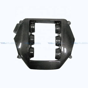 Cubierta de Motor de Fibra de Carbono para Nissan GTR R35 2008-2023, Estilo OEM, Alto Brillo, Carbono Seco, VR38DETT, Protección del Motor - Product Image 2