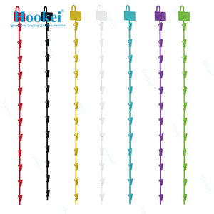 Retail Metal Merchandising Hanging Merchandise Display <b>Clips</b> Strips - Product Image 6