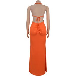 STOCK 7 colori lavorato a maglia da donna cinturini intrecciati estivi Maxi abito da Designer tagliato alla moda S-2XL per <span class=keywords><strong>abbigliamento</strong></span> <span class=keywords><strong>taglie</strong></span> <span class=keywords><strong>forti</strong></span> - Product Image 6