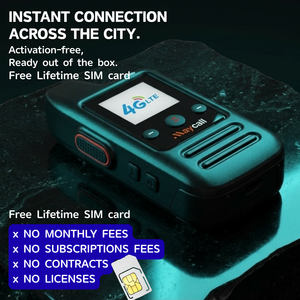 Radio Talkie-Walkie Portable CE RoHS Certifié, Écran LED, Longue Portée, Réseau Full Band, Carte SIM, Idéal pour la Maison et les Cadeaux - Product Image 1