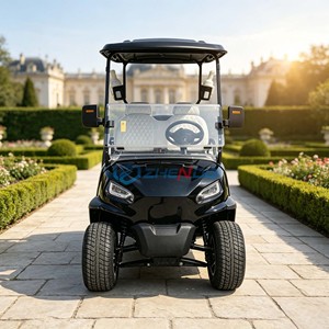 Carrito de golf eléctrico todoterreno de 2 plazas, homologado para circular por la calle, con batería de litio, personalizado para resort, hotel o campo de golf. - Product Image 4