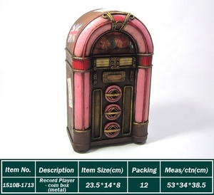 Decoración Metálica Vintage Personalizada, Modelo Musical, Acordeón, Disco, Tambor, Gramófono, Guitarra, Micrófono, Piano, Reproductor de Discos, Grabadora de Cintas - Product Image 5
