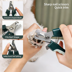 Kit de toilettage pour animaux de compagnie 8 en 1 Chiens Chats <span class=keywords><strong>Brosse</strong></span> lissante <span class=keywords><strong>Coupe</strong></span>-ongles Peigne Ciseaux <span class=keywords><strong>Brosse</strong></span> à dents Bol pliable Ensemble de soins pour la <span class=keywords><strong>coupe</strong></span> des poils - Product Image 2