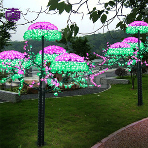 Lumière décorative LED en forme de champignon pour extérieur, idéale pour les parcs, les aménagements paysagers et les jardins à thème fantastique - Product Image 1