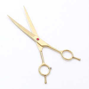 Ciseaux de coiffure professionnels en acier inoxydable, lame tranchante, manche moyen, pour droitiers, ciseaux de coupe de cheveux pour salon - Product Image 3