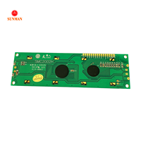 وحدة شاشة LCD طراز Aikesi SMC2002H بـ 20×2 حرف، إضاءة خلفية بيضاء، عرض إيجابي، واجهة متوازية HD44780، قابلة للتخصيص