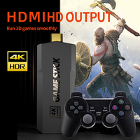 VAYAVA – console de jeu vidéo GD20 4k avec logo LED, 2 ports USB