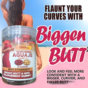 Gummies Aguajie pour femmes, très demandées, export transfrontalier de gummies de Maca, compléments alimentaires pour les hanches BBL, vente directe de la source, support de vente directe - Product Image 5