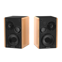 Haut-parleur de bureau multimédia 2.0 en bois SR01 pour ordinateur, vente en gros transfrontalière