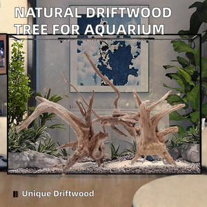 Natuurlijke boomstam drijfhout ecologisch verantwoorde 5W keramische aquariumplant decoratie ornament voor woonkamer tassen - Product Image 3