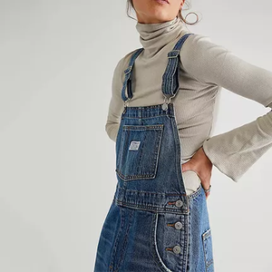 Pantalones vaqueros holgados de pierna ancha para mujer, pantalón vintage, holgado, azul - Product Image 2