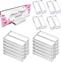 Porte-cartes de table en acrylique pour numéros de table, photos de mariage, menus de bureau et affichages de réunions