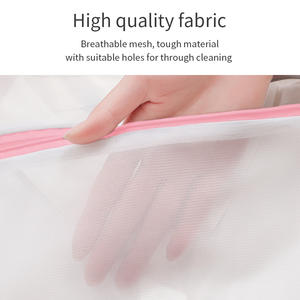 <span class=keywords><strong>Bolsa</strong></span> de lavandería con logotipo personalizado, <span class=keywords><strong>bolsa</strong></span> de lavado de malla, <span class=keywords><strong>ropa</strong></span> interior, <span class=keywords><strong>lavadora</strong></span>, <span class=keywords><strong>bolsa</strong></span> de lavandería de malla pequeña portátil para <span class=keywords><strong>ropa</strong></span>, lencería, calcetines - Product Image 2