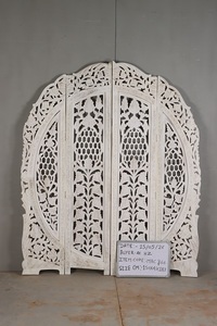 Modern Carved Wooden Partition <b>Screen</b> with 360 Degree Rotating Folding Room Divider Panels for Living Room Apartment Bedroom - Product Image 3