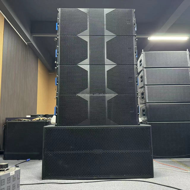 Professional Dual 12 Inch 2-way Active Line Array Speakers SA212 Powered Passive Plywood Audio Pro Sound System Outdoor Speaker