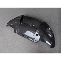 Diffuseur arrière en fibre de carbone sèche style OEM pour pare-chocs arrière, compatible avec Ferrari Roma