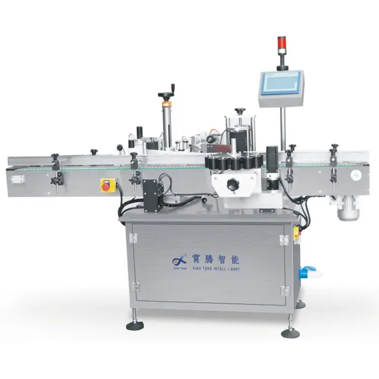 China fully compatible with intelligent making machine glass bottle labeling machine