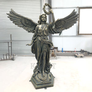 Nouveau extérieur Bronze ange <span class=keywords><strong>pierre</strong></span> <span class=keywords><strong>tombale</strong></span> Monument Sculpture coulée conception de couleur personnalisée haut de gamme sur mesure Art en métal <span class=keywords><strong>pour</strong></span> les cimetières - Product Image 6