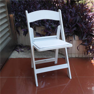 Meilleures ventes de chaises pliantes imperméables blanches Chaises pour événements extérieurs robustes pour la <span class=keywords><strong>location</strong></span> de banquets et de mariages dans le jardin - Product Image 4