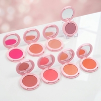 Palette de fard à joues 15 couleurs, nouveau style, vente en gros, logo de marque personnalisé, végétalien, sans cruauté, pour le contouring