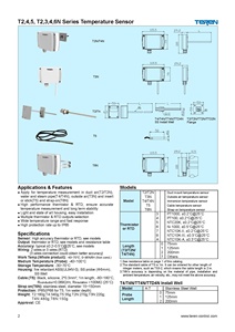 เซ็นเซอร์อุณหภูมิแบบสายคล้อง T6N พร้อม <span class=keywords><strong>PT100</strong></span>เอาต์พุต NTC10K NTC20K NI1000 - Product Image 6