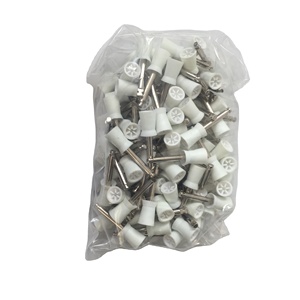 Prezzo di fabbrica materiali dentali colore bianco scrocco tipo 6-Blade piatto Prophy tazza di lucidatura dentale tazza - Product Image 5
