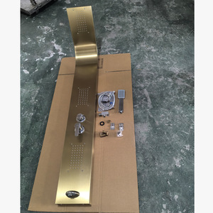 304 Stainless Steel Rain <b>Shower</b> Set Linear Temperature <b>Controlled</b> Bubble <b>Shower</b> Head With Mixing Valve For Bathroom - Product Image 3