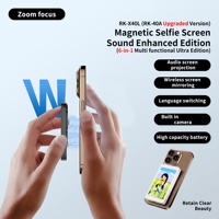 Produits de dropshipping Écran de vlog en temps réel Écran magnétique pour selfie Affichage pour iPhone 15 Pro Max Mini Écran portable 2026