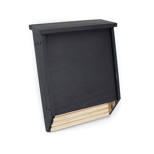 Asılı doğal ahşap yarasa evi açık çift odası kuş evi ahşap yarasa kutusu barınak - Product Image 2