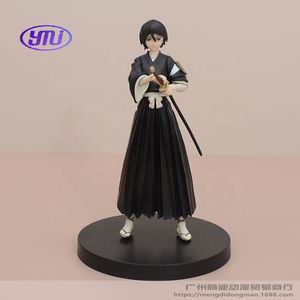 Rukia genryusai Yamoto Byakuya Kuchiki รูปปั้นรูปปั้นอะนิเมะของขวัญสะสมวิญญาณชุดของเล่นแอ็คชั่นตุ๊กตา - Product Image 2