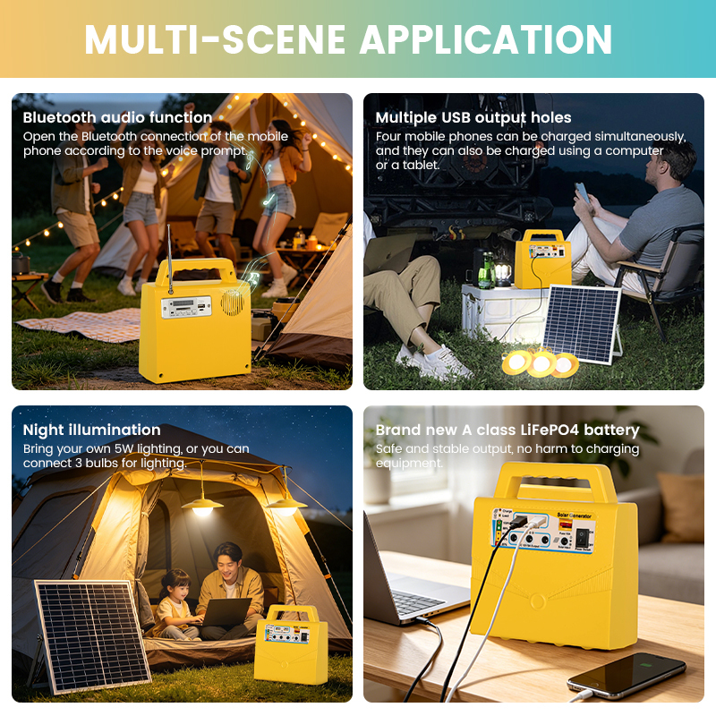 Portable Wholesale Generator Mini Solar Power System Dc Solar Kit System 20w Mini Solar Light Kits for Home · image 3