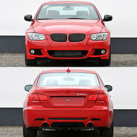 Harga Pabrik Modifikasi Mobil MT M Sport Body Kit M Tech Bumper Depan Bumper Belakang Bodykit untuk BMW Seri 3 E92 E93 2005-2012
