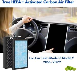Filtre de remplacement pour climatisation d'habitacle 3 en 1, <span class=keywords><strong>charbon</strong></span> <span class=keywords><strong>actif</strong></span> pour Tesla Model 3/Y 2021-2023 - Product Image 5