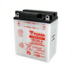 Batterie de moto Yuasa Yumicron Yb12a A 12v 12ah - Product Image 3