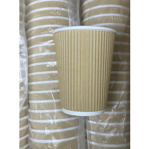Tùy chỉnh dùng một lần thân thiện với môi Cốc giấy đơn giản và sang trọng Đồ Uống Nóng Container có nắp đậy cung cấp Cảm giác tay tốt - Product Image 6