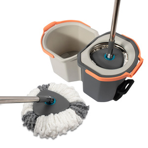 Fregona giratoria manos libres más vendida y diseño <span class=keywords><strong>de</strong></span> doble cubo desmontable con compartimento <span class=keywords><strong>de</strong></span> agua sucia separado para limpieza <span class=keywords><strong>de</strong></span> suelos - Product Image 3