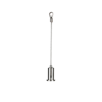 Kit de suspension pour éclairage de plafond acoustique en acier galvanisé Kit de suspension pour luminaire en acier inoxydable Câble de soudage